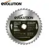 Evolution GW255TCT-40 Ahşap Daire Testere Bıçağı, 255mm