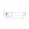Heikenei EM90 D25 W25 L150 Z03 TPKT 1003 Silindir Saplı Takma Uçlu Freze ISCR