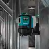 Makita SK700GD 3x360° Solo Akülü Yeşil Multi Line Lazer Hizalama