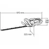 Makita UH5580 Elektrikli Çit Budama Makinası