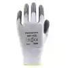 MaxSafety NIT-102 Gri-Beyaz Nitril Kaplı Eldiven