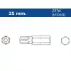 Proscr SCR03201 T7 25mm Delikli Torx Bits Ucu