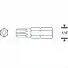 Proscr SCR03205 T9 25mm Delikli Torx Bits Ucu