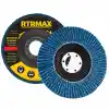 Rtrmax RDZ11540 115mm 40 Kum Zirkonyum Mavi Paslanmaz Flap Disk