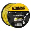 Rtrmax RTY440 3.0mmx1100m Tırpan Misinası Sarı Altıköşe