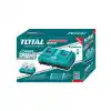 Total TCLI2034E Lityum Piller için Hızlı Akıllı Çift Akü Pil Şarj Cihazı