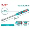 Total THPTW1220N6 1/2 Tork Anahtarı 40-220 Nm