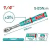 Total THPTW1425N8 1/4 Tork Anahtarı 5-25 Nm