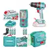 Total TOSLI250511E Akülü Matkap+Lazer Metre+Lazer Hizalama Seti