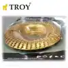 Troy 25074 Avuç Taşlama için Ahşap Aşındırıcı Törpü Diski, Toroidal 125mm