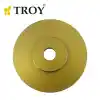 Troy 25074 Avuç Taşlama için Ahşap Aşındırıcı Törpü Diski, Toroidal 125mm