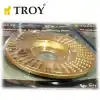 Troy 25075 Avuç Taşlama için Ahşap Aşındırıcı Törpü Diski, Düz Yassı 125mm