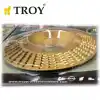 Troy 25076 Avuç Taşlama için Ahşap Aşındırıcı Törpü Diski, Trapezoidal, 125mm