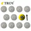 Troy 25930 Aşındırıcı Cırt Zımpara Seti, 101 Parça