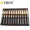 Troy T25004 Ahşap 12 Parça Oyma Bıçak Seti