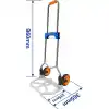 Wadfow WWB9A06 Katlanır Koli Paket Taşıma Arabası