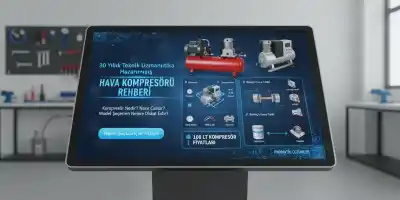 Hava Kompresörü Seçim Rehberi : Pistonlu, Vidalı ve Sessiz Modeller