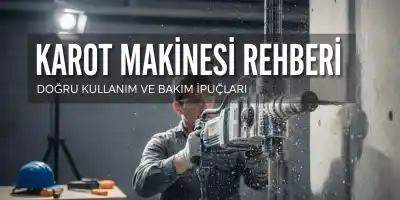 Karot Makinesi Rehberi | Beton Delme ve Numune Alma