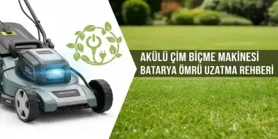Akülü Çim Biçme Makinesi Batarya Ömrü Uzatma Rehberi