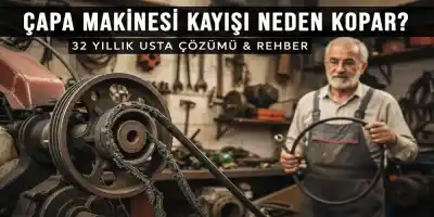 Çapa Makinesi Kayışı Neden Kopar? | 32 Yıllık Usta Çözümü & Rehber