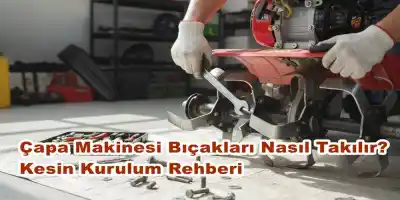 Çapa Makinesi Bıçakları Nasıl Takılır? [Kesin Kurulum Rehberi]