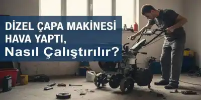 Dizel Çapa Makinesi Hava Yaptı, Nasıl Çalıştırılır? [Usta Rehberi]
