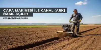 Çapa Makinesi ile Kanal (Ark) Nasıl Açılır? | Kesin Çözüm Rehberi