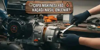 Çapa Makinesi Yağ Kaçağı Nasıl Önlenir? | Kesin Çözüm Rehberi