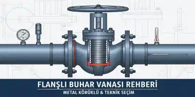 Flanşlı Buhar Vanası Rehberi | Metal Körüklü & Teknik Seçim