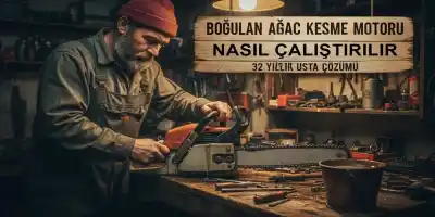 Boğulan Ağaç Kesme Motoru Nasıl Çalıştırılır? | 32 Yıllık Usta Çözümü