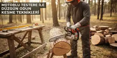 Motorlu Testere ile Düzgün Odun Kesme Teknikleri | Ayka Teknik