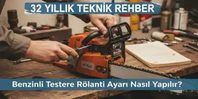 Benzinli Testere Rölanti Ayarı Nasıl Yapılır? | 32 Yıllık Teknik Rehber