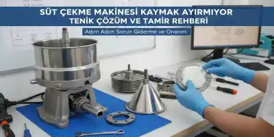 Süt Çekme Makinesi Kaymak Ayırmıyor | Teknik Çözüm ve Tamir Rehberi