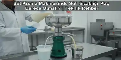 Süt Krema Makinesinde Süt Sıcaklığı Kaç Derece Olmalı? | Teknik Rehber