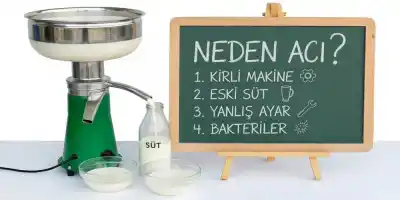 Süt Krema Makinesinden Çıkan Krema Neden Acı Olur? | 32 Yıllık Teknik Otorite