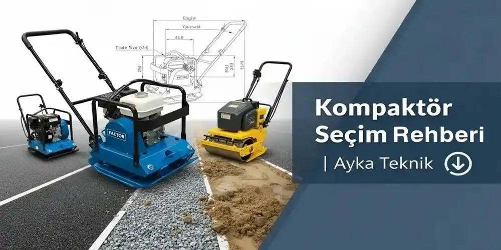 Kompaktör Seçim Rehberi | Zemin Sıkıştırma Makineleri | Ayka Teknik