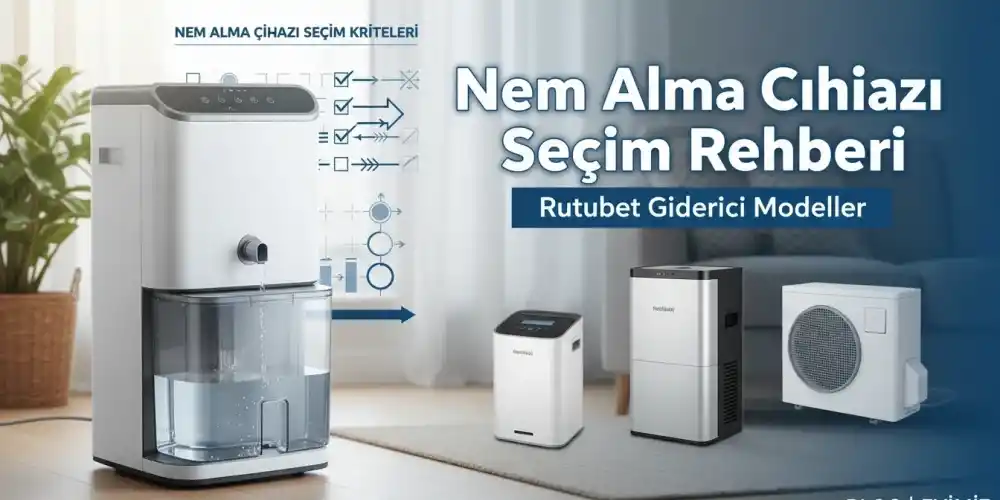Nem Alma Cihazı Seçim Rehberi | Rutubet Giderici Modeller