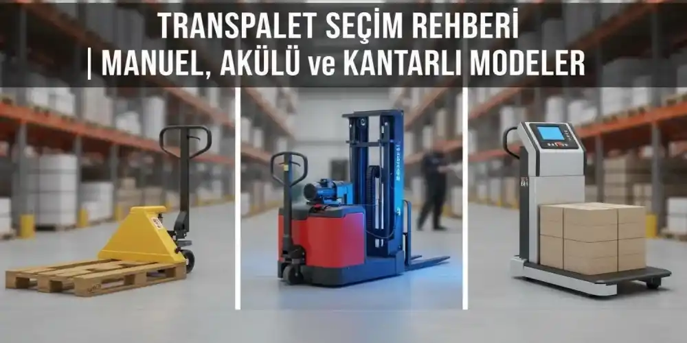 Transpalet Seçim Rehberi | Manuel, Akülü ve Kantarlı Modeller