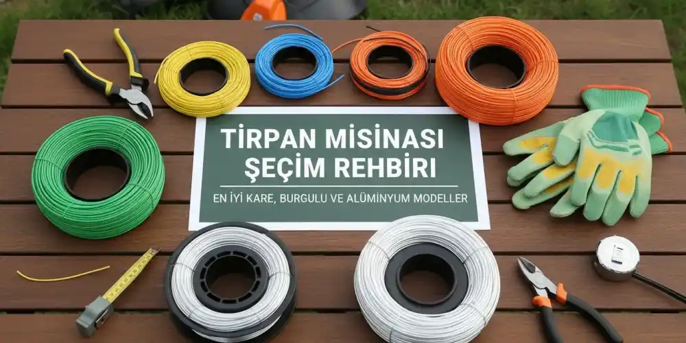 Tırpan Misinası Seçim Rehberi | En İyi Kare, Burgulu ve Alüminyum Modeller