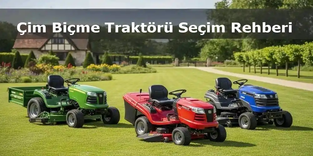 Çim Biçme Traktörü Seçim Rehberi | En İyi Bahçe Traktörleri