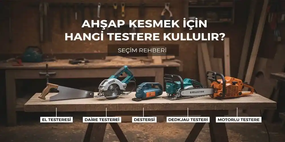 Ahşap Kesmek İçin Hangi Testere Kullanılır? | Seçim Rehberi