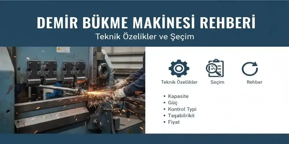 Demir Bükme Makinesi Rehberi | Teknik Özellikler ve Seçim