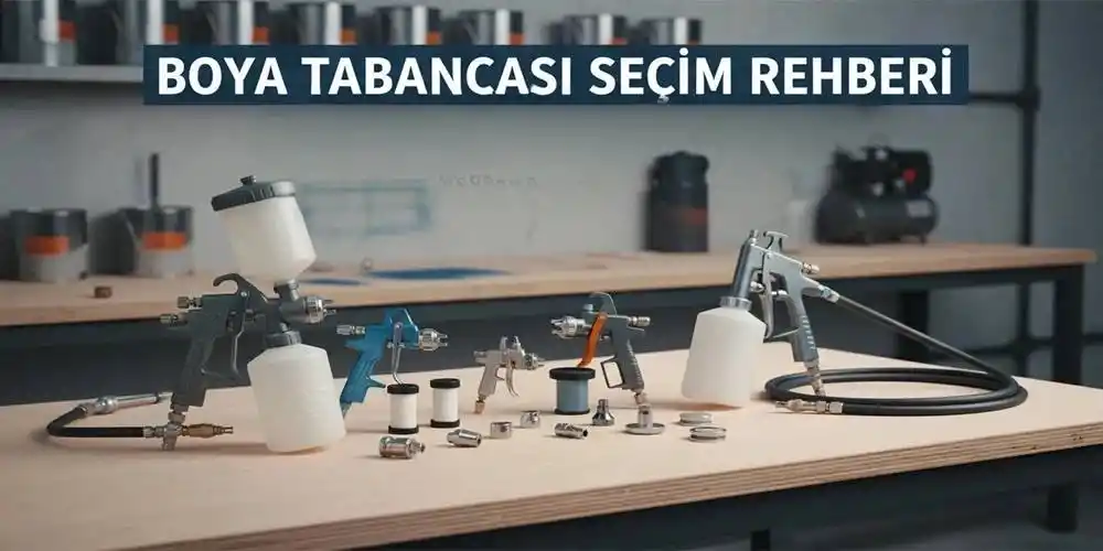 Boya Tabancası Seçim Rehberi | En İyi HVLP ve Airless Modeller