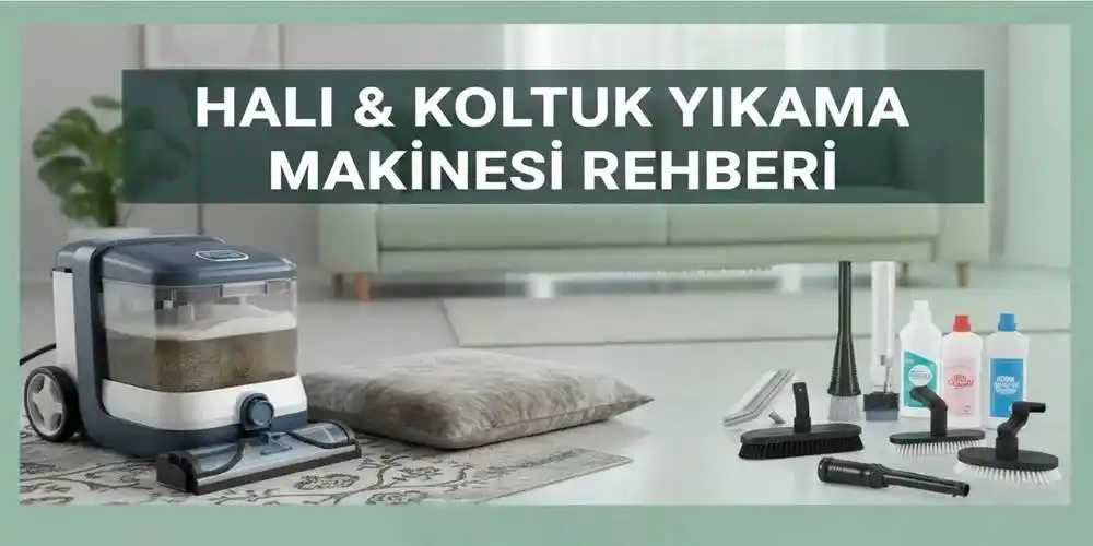 Halı Koltuk Yıkama Makinesi Rehberi | Teknik Seçim ve Tavsiyeler