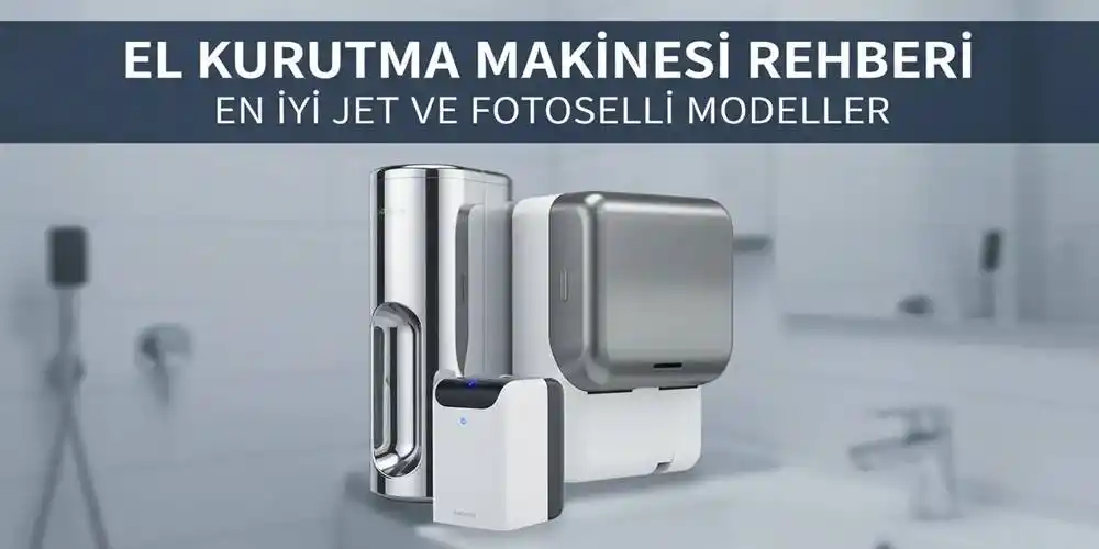El Kurutma Makinesi Rehberi | En İyi Jet ve Fotoselli Modeller