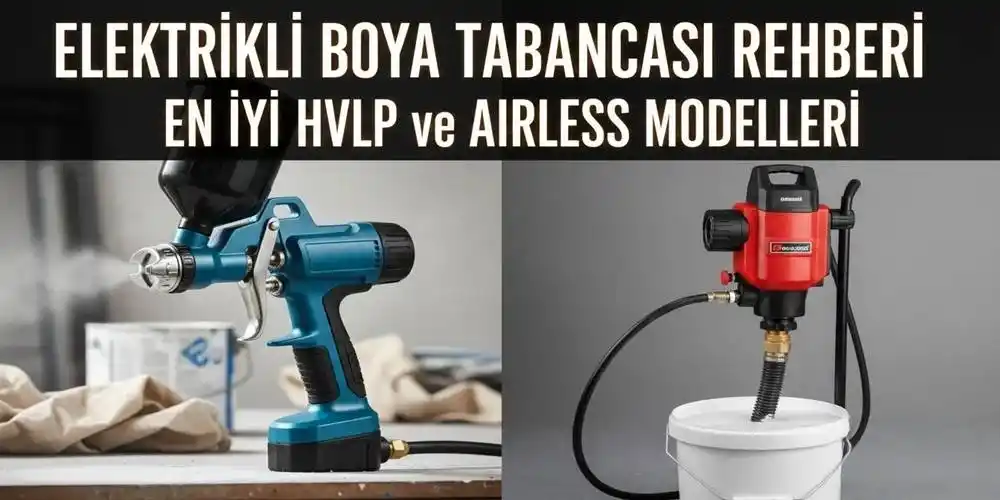 Elektrikli Boya Tabancası Rehberi | En İyi HVLP ve Airless Modelleri
