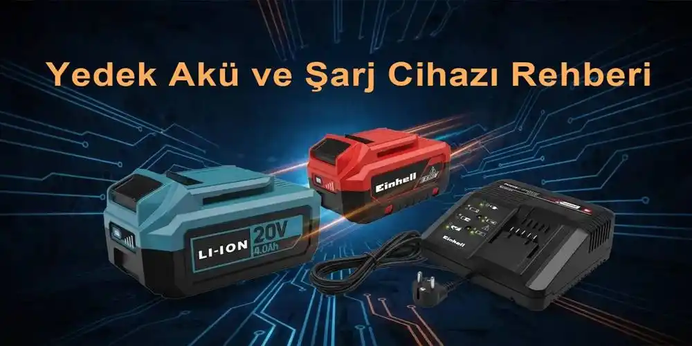 Yedek Akü ve Şarj Cihazı Rehberi | Li-Ion ve Hızlı Şarj