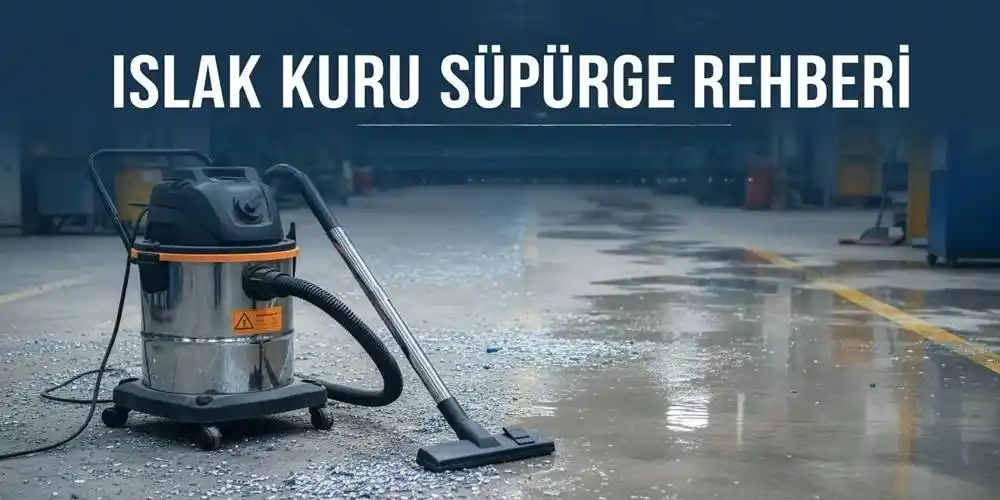 Islak Kuru Süpürge Rehberi | Profesyonel Sanayi Tipi Vakumlar