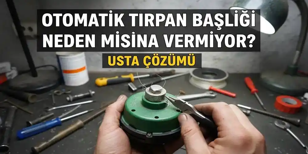 Otomatik Tırpan Başlığı Neden Misina Vermiyor? (Usta Çözümü)