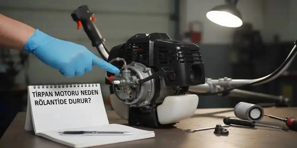 Tırpan Motoru Rölantide Neden Durur? (Kesin Çözüm Rehberi)